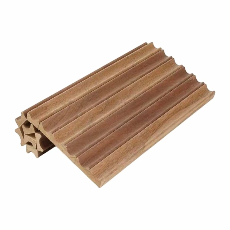 Asymmetric 3D Wallboard PVC Curved Interiors factory
