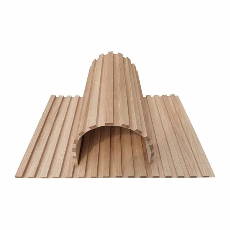 Half-Round Fluted Wall Panel Flexible MDF Core factory